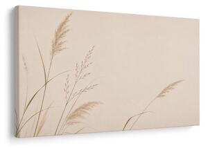 Slika nežne trave v bež tonih