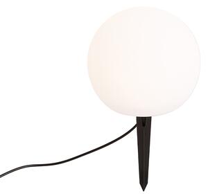 Moderna zunanja svetilka 12V bela 20 cm vklj. LED IP65 - Voltaire Luno