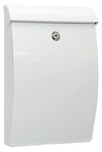 Stenski poštni nabiralnik Dubai (Do x Š x V: 262 x 100 x 410 mm, Barva: Bela, Plastika)