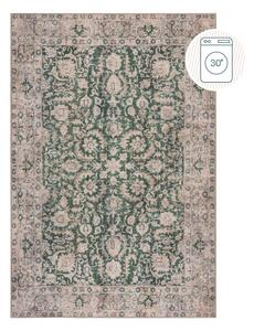 Zelena pralna preproga 152x230 cm Beau Floral – Flair Rugs
