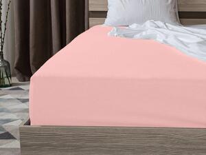 Jersey rjuha EXCLUSIVE svetlo roza 160 x 200 cm