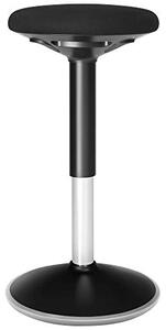 Pisarna stol, ergonomičen stol, nastavljiv od 56 do 81 cm višine, črn