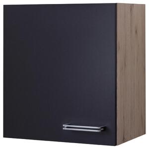 FlexWell Kuhinjska Zgornja Omarica Milano, Antracit, Hrast, Š. 50