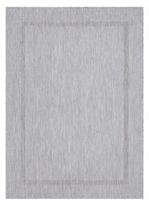 Novel Ravno Tkana Preproga Relax, Srebrna, 60x100cm