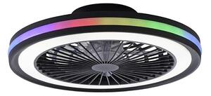 JUST LIGHT. 14649-18 - LED RGBW Zatemnitveni stropni ventilator BRANDON LED/36W/230V + Daljinski upravljalnik