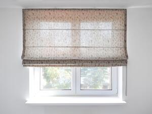 Rimska zavesa šir. 90 cm Heavy Linen Wild Flowers
