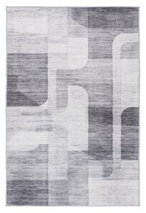 RAVNO TKANA PREPROGA 80/150 cm tkano srebrne barve