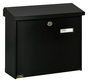 Burg-Wächter Stenski poštni nabiralnik Comfort 913 (Do x Š x V: 38 x 14,8 x 34 cm, Črne barve, Jeklo, Zaustavitev odpiranja)