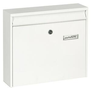 Portaferm Stenski poštni nabiralnik PF 44 (Do x Š x V: 10 x 36,2 x 32,2 cm, Bele barve, Jeklo)