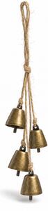 Božična viseča dekoracija GOLDEN BELLS 35 cm, zlata