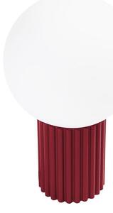 Sollux SL.1751 - Namizna svetilka HALO 1xG9/8W/230V pr. 12 cm rdeča