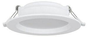 Eglo LED okrogla vgradna svetilka Idun-E (7 W, Ø x V: 11,7 x 3,1 cm, Bela, Bela, Nevtralno bela)