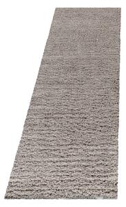 Svetlo rjav tekač 80x250 cm Fluffy – Ayyildiz Carpets