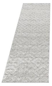 Kremno bel tekač 80x250 cm Pisa – Ayyildiz Carpets