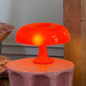 Artemide Nessino - Oblikovalska namizna svetilka, oranžna, Oranžna, Dnevna soba / jedilnica, Plastika, Dizajn