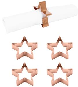 Echtwerk Obroček Za Serviete Star, 4 Kos
