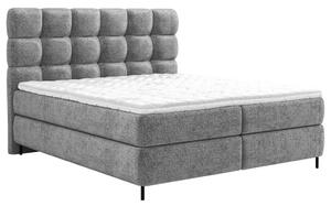 BOXSPRING POSTELJA 140 cm x 200 cm , tekstil antracit