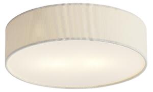 Moderna stropna svetilka bela z žametnim senčilom 38 cm 2-luči - Luz