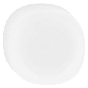 Altom Komplet plitvih krožnikov iz opalnega steklaWhite harmony 28 cm, 6 kosov