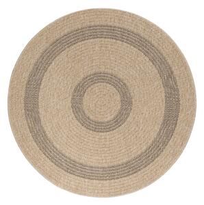 Črno-bež okrogla zunanja preproga ø 120 cm Comilla – Ayyildiz Carpets