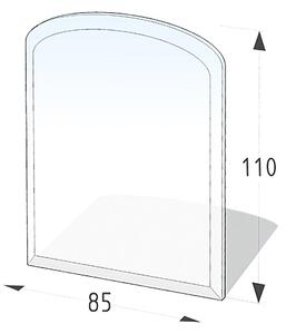 Steklena talna plošča, Lienbacher (segmentni lok, 85 x 110 cm)