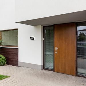 MEGAMAN LED-stenna svetilka Nova XChange, bela, hišna številka CCT, IP44, Bela, Plastika