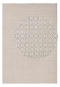 Siva zunanja preproga NORTHRUGS Coin, 140 x 200 cm