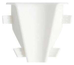 LOGOCLIC Notranji vogalnik K40 C (Bela, 2 kos, Ustrezno za: LOGOCLIC podnožna letev K40 C)