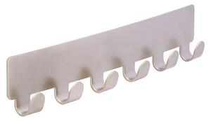 Siro Garderobna letev (Do x Š x V: 240 x 41 x 16 mm, Število kaveljčkov: 6 kos, Srebrna)