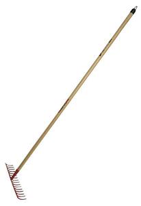 Gardol Vrtne grablje (Delovna širina: 40 cm, Število zob: 16, Dolgi ročaj)