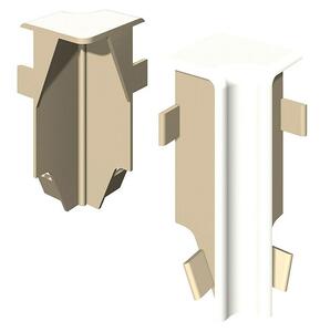 Egger Notranji vogalnik Cubical (Bela, 2 kos)