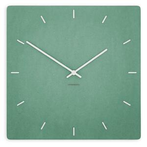 Stenska ura Luxhora Pura Square Mint Green 11 barv kazalcev
