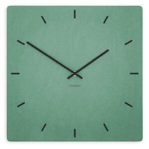 Stenska ura Luxhora Pura Square Mint Green 11 barv kazalcev