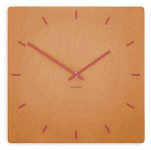 Stenska ura Luxhora Pura Square Orange 11 barv kazalcev