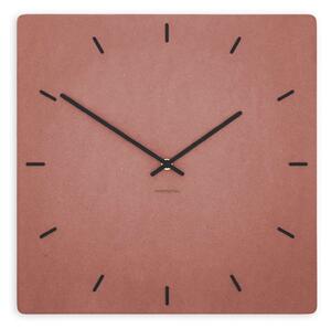 Stenska ura Luxhora Pura Square Red 11 barv kazalcev