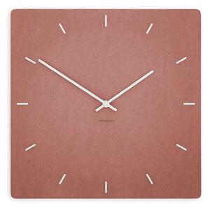 Stenska ura Luxhora Pura Square Red 11 barv kazalcev