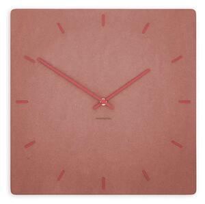 Stenska ura Luxhora Pura Square Red 11 barv kazalcev