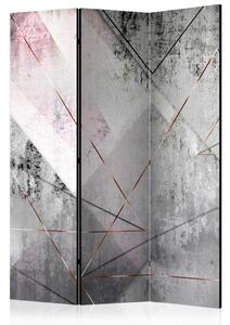 Artgeist Paravan Triangular Lines, 3-Delni, Dvostranski