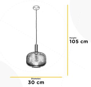 ONLI - Lestenec na vrvici DOROTY 1xE27/6W/230V pr. 30 cm