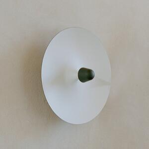 New Works LED-stenna svetilka Kantarell, črna/bela, Ø 55 cm, zatemnjen, Črna, Dnevna soba / jedilnica, Aluminij, Dizajn