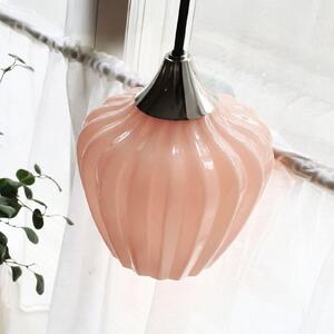 PR Home Visoka svetilka Amalfi, oranžna, premer 14 cm, steklo, E14, vtič, Oranžna, Dnevna soba / jedilnica, Steklo, Skandinavski
