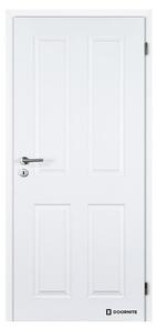 Doornite Sobna vrata Odysseus (848 x 2.000 mm, Smer odpiranja: Levo, Bela, Satje, Prevlečeno s folijo)