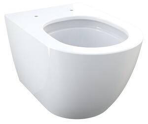 Camargue Los Angeles Stenski WC 2.0 (Izpiranje brez roba, Brez posebne glazure, Oblika splakovanja: Globok, WC odtok: Vodoravno, Bela)
