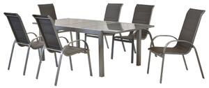 Gardenson Vrtni Set Amalfi, 7-Delni, Aluminij