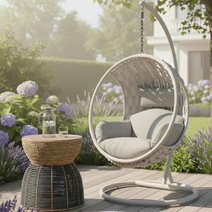 Bessagi Garden Viseči Stol Mira, Krem