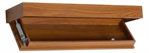 Floatshelf™ Stenska Polica S Skritim Predalom (53 X 17,5 X 5 Cm), Rjava
