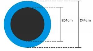 Kvaliteten vrtni trampolin 244 cm