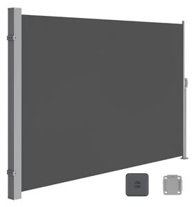 Stranska tenda HORIZON za teraso, 160x300cm, siva SongmicsHome