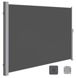 Stranska tenda HORIZON za teraso, 180x450cm, siva SongmicsHome