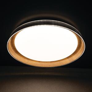 Kanlux 37317 - LED Stropna svetilka NIFU LED/17,8W/230V pr. 43 cm bela/rjava